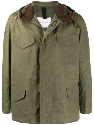 Chaqueta con capucha Mackintosh verde