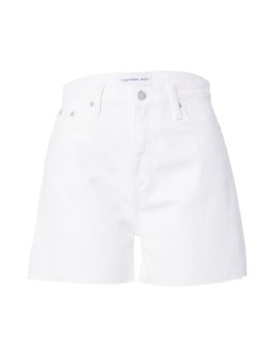 Mom дънки Calvin Klein Jeans бяло