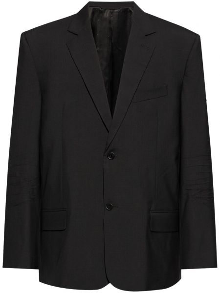 Woll langer blazer Balenciaga schwarz