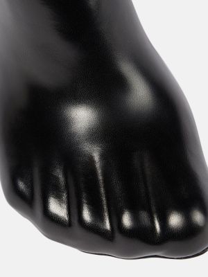 Stivaletti di pelle Balenciaga nero