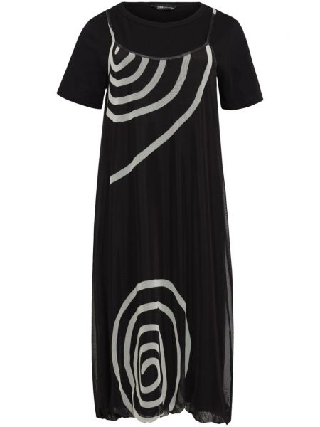 Μίντι φόρεμα με σχέδιο Uma | Raquel Davidowicz μαύρο