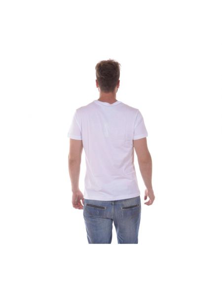 Camiseta de algodón de tela jersey Versace Jeans Couture blanco