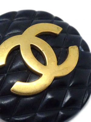Náušnice s knoflíky Chanel Pre-owned