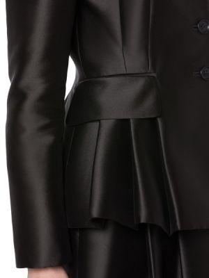 Куртка Микадо со складками Alberta Ferretti черный