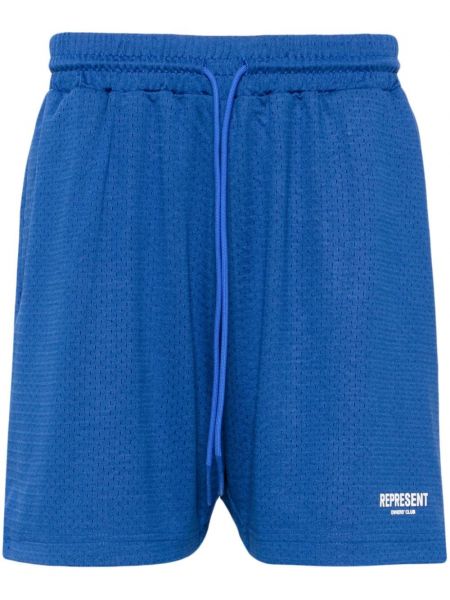 Kratke hlače s printom Represent plava