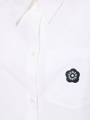 Памучна риза Kenzo Paris бяло
