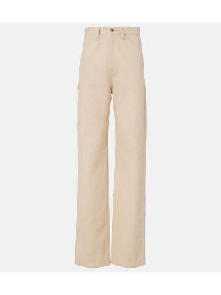 Jeans med hög midja Loro Piana beige