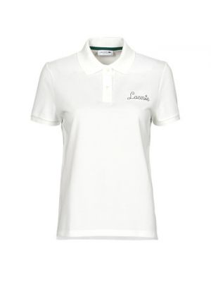 T-shirt Lacoste, biały