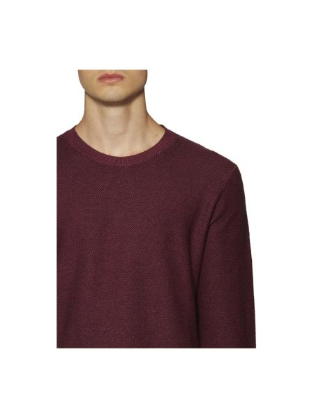 Sweter wełniany Paolo Pecora czerwony