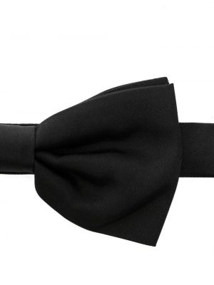 Hedvábná kravata s mašlí Philipp Plein černá