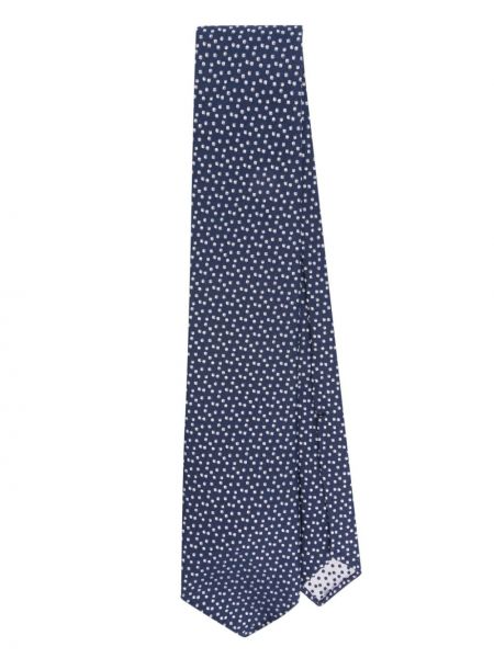 Bodkovaná kravata s výšivkou Lardini