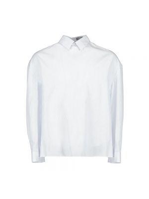 Koszula z kokardką w paski Dior biała