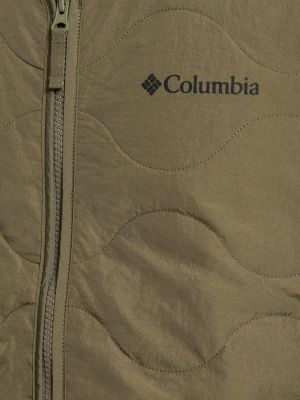 Nylónová prešívaná vesta Columbia zelená