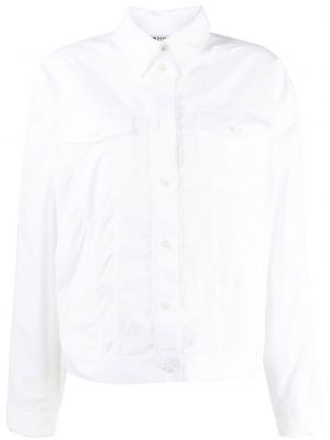 Nėriniuota medvilninė marškiniai Ports 1961 balta