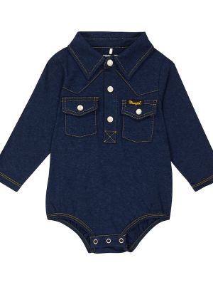 Body for jenter Mini Rodini blå