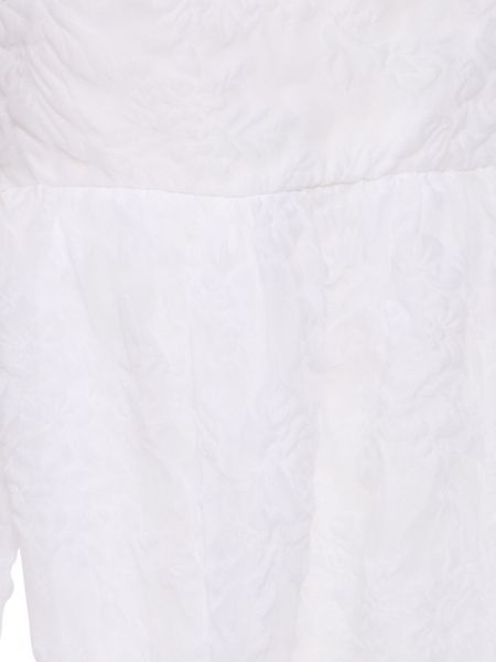 Мини рокля с панделка Cecilie Bahnsen бяло
