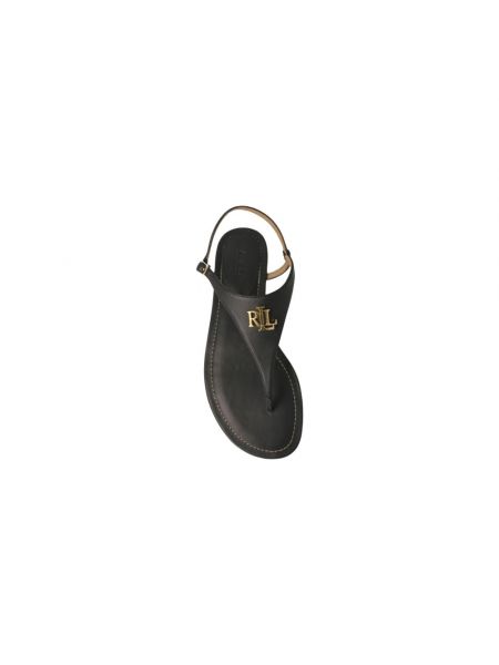Calzado de cuero Ralph Lauren negro