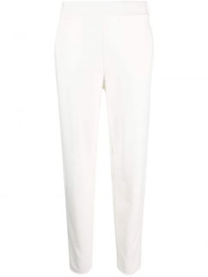 Памучни спортни панталони Emporio Armani бяло