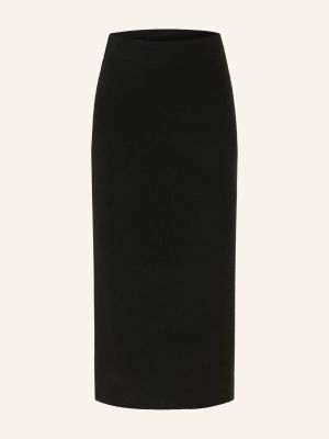 Dzianinowa spódnica ołówkowa z kaszmiru Iris Von Arnim czarna