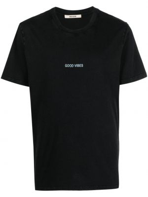 T-shirt aus baumwoll mit print Zadig&voltaire schwarz