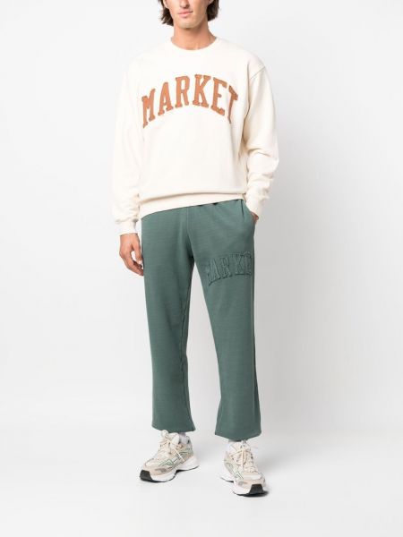 Siuvinėtas džemperis Market balta