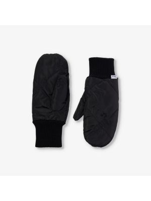 Стеганые нейлоновые перчатки Juicy Couture черные