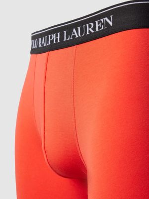 Bokserki slim fit Polo Ralph Lauren Underwear pomarańczowe
