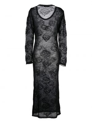 Dlouhé šaty Marco Rambaldi černé