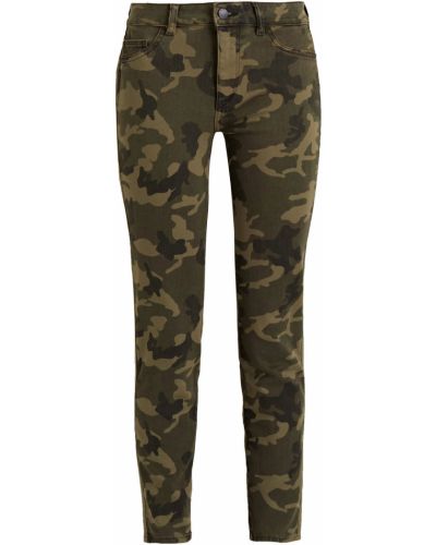 Зауженные джинсы армейские Dl1961, зеленые