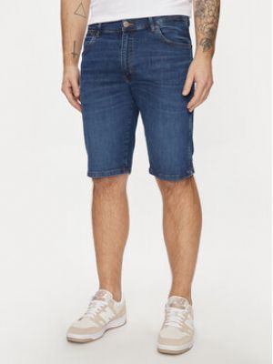 Shorts en jean slim Wrangler bleu