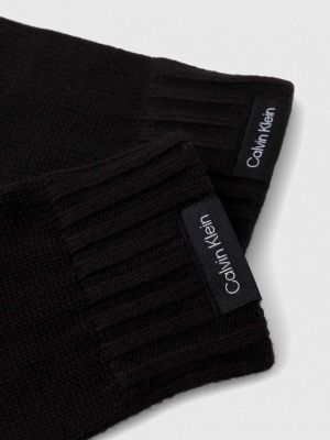 Rękawiczki bawełniane Calvin Klein czarne