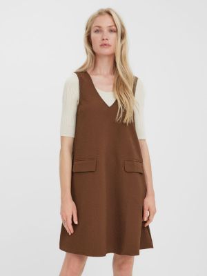 Mini robe Vero Moda marron