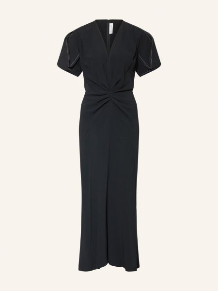 Sukienka koktajlowa z dżerseju Victoriabeckham czarna