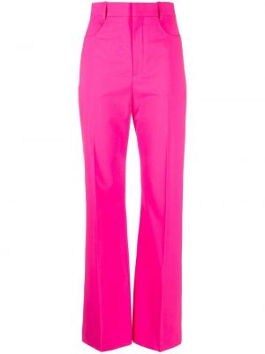Pantaloni a vita alta Jacquemus rosa