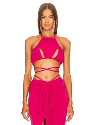 Crop top Michael Costello rosa