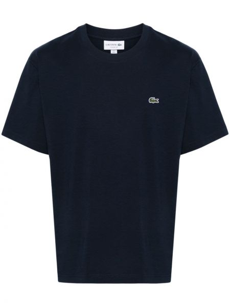 T-shirt en coton Lacoste bleu