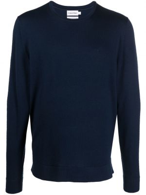 Pull en tricot Calvin Klein bleu