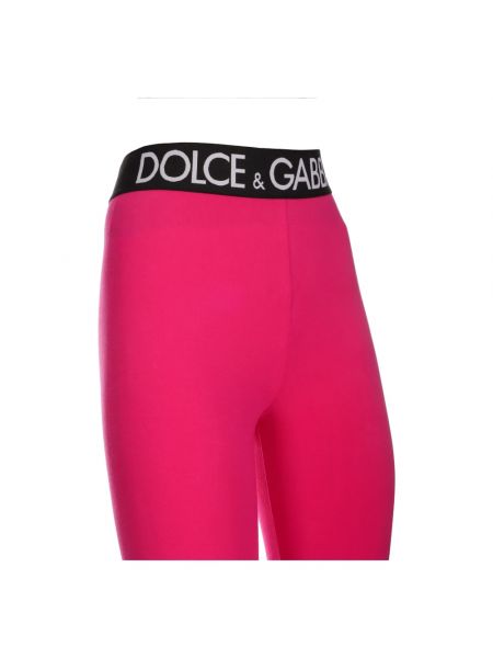 Leggings de algodón Dolce & Gabbana rosa