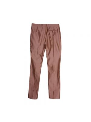 Pantalones de seda Alexander Mcqueen Pre-owned rosa