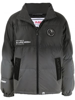 Trykt lang jakke Aape By *a Bathing Ape® svart