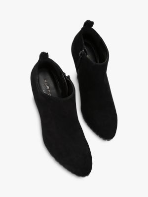 Замшевые ботинки Kurt Geiger London черные