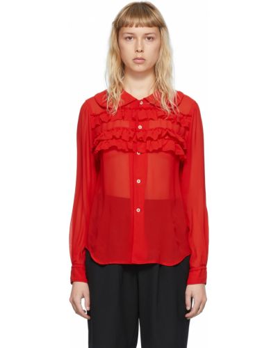 Camicia Comme Des Garçons Girl, rosso