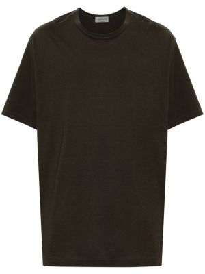 Kokvilnas t-krekls Yohji Yamamoto zaļš