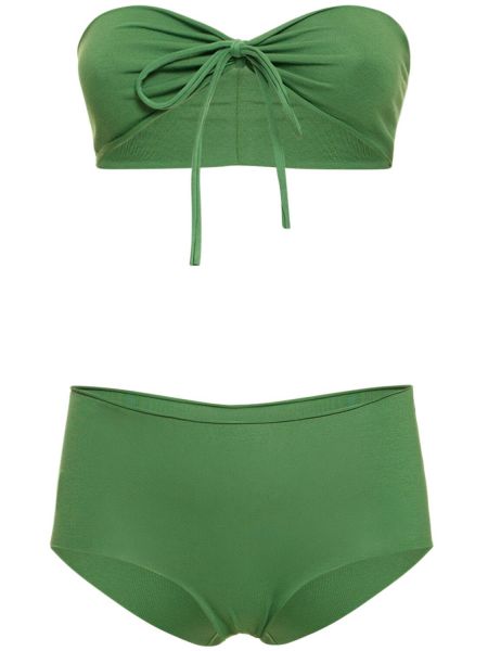 Jersey bomull bikini Isole & Vulcani grønn