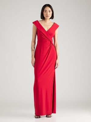 Вечерна рокля Lauren Ralph Lauren червено
