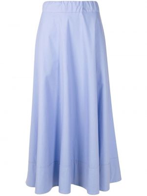 Midi sukně Alcaçuz modré