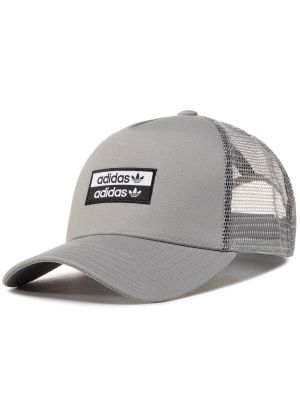 Cappello con visiera Adidas grigio