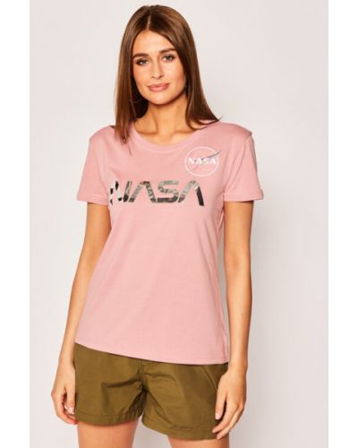 T-shirt Alpha Industries rosa