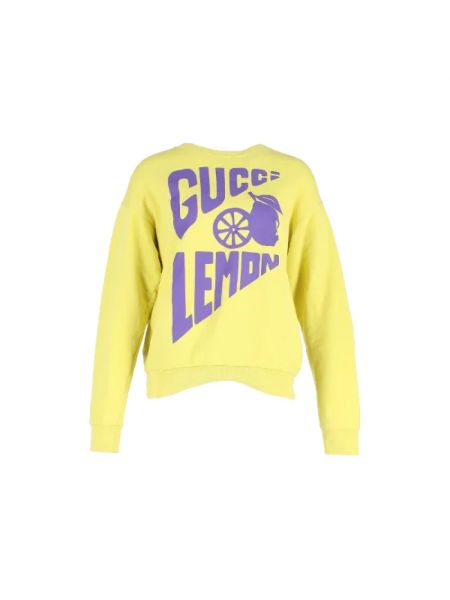Retro sweatshirt Gucci Vintage gelb