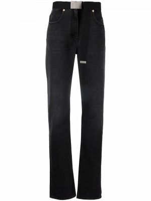 Straight jeans Mm6 Maison Margiela svart